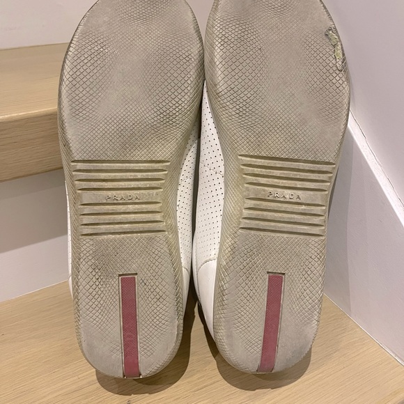 PRADA Men’s White Sneakers. Size 11. - Picture 4 of 4